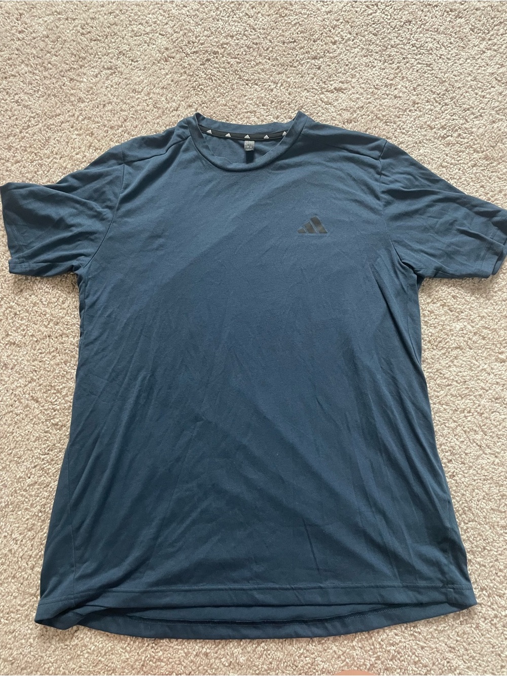 adidas Dark Blue Short Sleeve Tee
